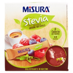 7640110704370Misura Stevia 40 Bustine 60gr