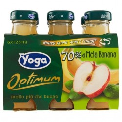 8001440114328Yoga Optimum Succo Mela Banana 6x125ml