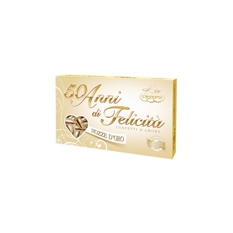 8005085710891Crispo Confetti Mandorla Naturale Nozze D'oro 500gr
