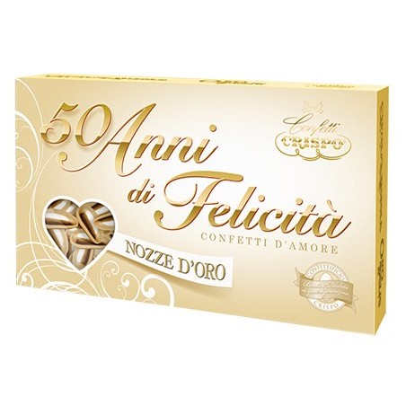8005085710891Crispo Confetti Mandorla Naturale Nozze D'oro 500gr