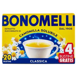 8001840326376Bonomelli Camomilla Solubile 16+4 Filtri 100gr
