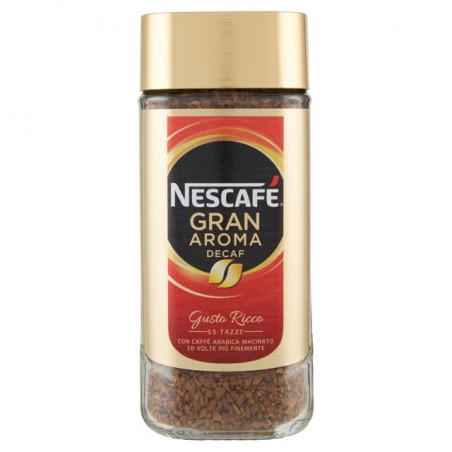 80000815Nescafe' Gran Aroma Decaffeinato Solubile 100gr