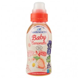 8001620017883San Benedetto Baby Drink Bio Camomilla Gusto Fragola 250ml
