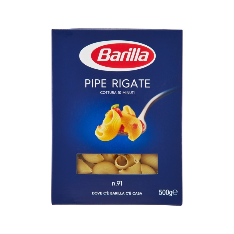 8076802085912 Barilla 091 Pipe Rigate 500gr