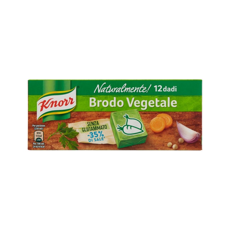 8712566314027Knorr Naturalmente Dado Vegetale -35%Sale 12 Cubetti 109gr