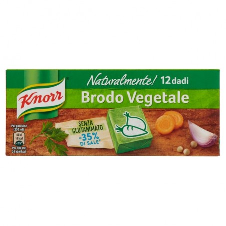 8712566314027Knorr Naturalmente Dado Vegetale -35%Sale 12 Cubetti 109gr