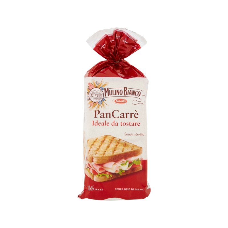 8076809528320Mulino Bianco Pan Carre' 16 Fette 285gr