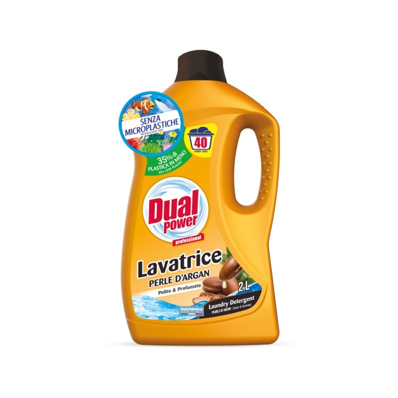 8054633837306Dual Power Liquido Lavatrice Argan 40 Misurini 2000ml