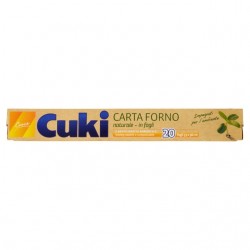 8003980130424Cuki Bio Carta Forno Fogli 20pz