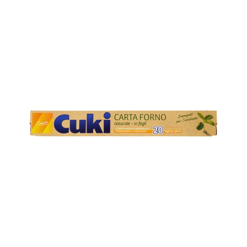 8003980130424Cuki Bio Carta Forno Fogli 20pz