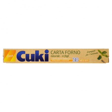 8003980130424Cuki Bio Carta Forno Fogli 20pz