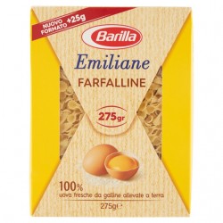 8076809573122Barilla Emiliane Pastina All'uovo Farfalline 275gr