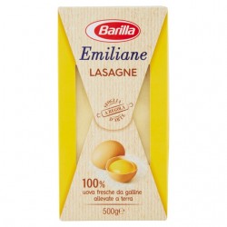 8076800376999Barilla Emiliane 199 Lasagne Gialle Uovo 500gr