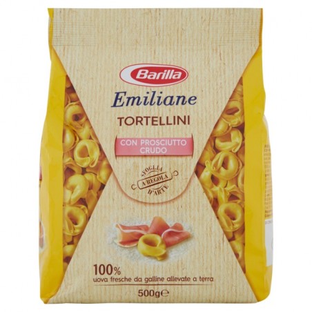 8076809522977Barilla Emiliane Tortellini Prosciutto Crudo 500gr