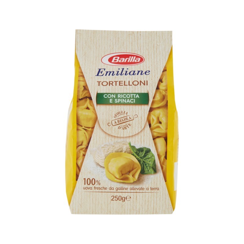 8076809515115 Barilla Emiliane Tortelloni Ricotta E Spinaci 250gr 8076809515115 Barilla Emiliane Tortelloni Ricotta E Spinaci 250gr