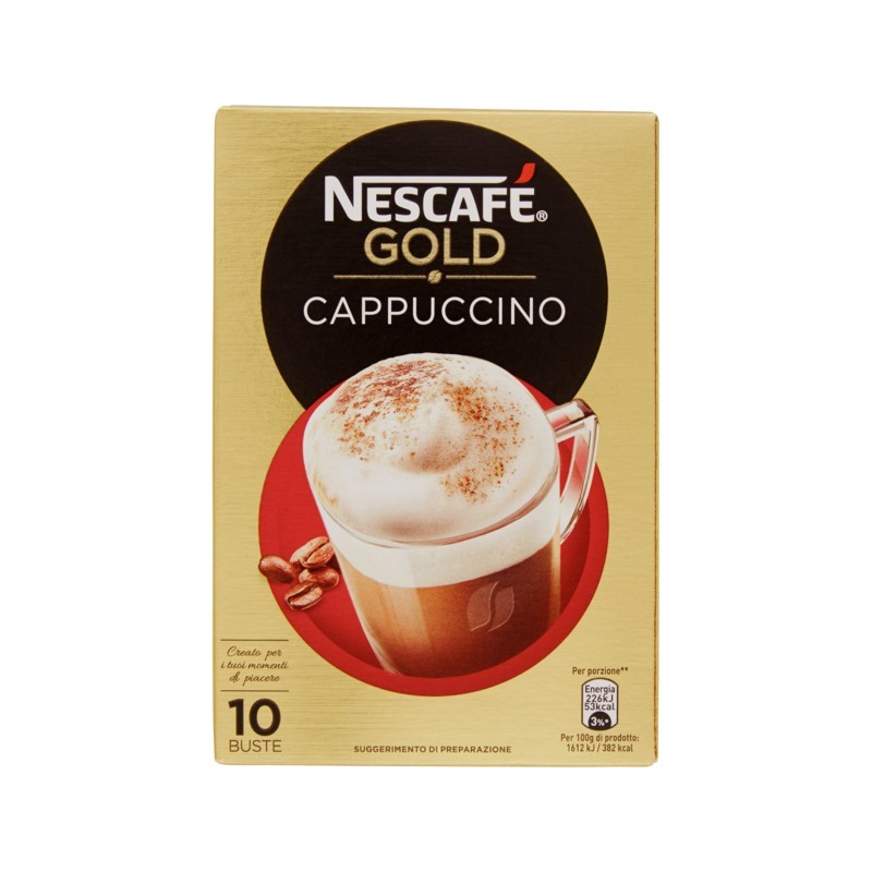 3033710047765Nescafe' Cappuccino 10 Bustine 140gr