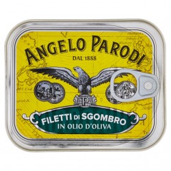 8000935225082Angelo Parodi Filetti Sgombro In Olio Di Oliva 230gr