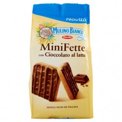 8076809577793Mulino Bianco Mini Fette Cioccolato Latte 110gr