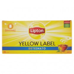 8000990100768Lipton Te' Yellow Label Deteinato 25 Filtri 37gr
