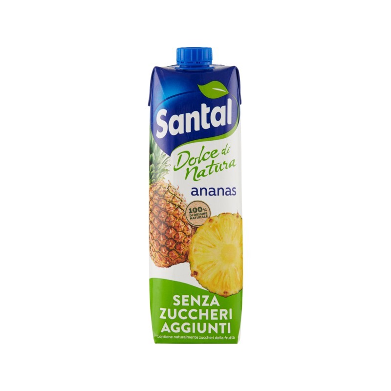 Santal Succo Dolce Di Natura Senza Zuccheri Ananas 1000ml