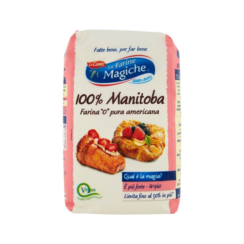 8009355001702Lo Conte Le Farine Magiche - 100% Manitoba 1000gr