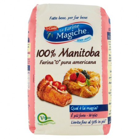 8009355001702Lo Conte Le Farine Magiche - 100% Manitoba 1000gr