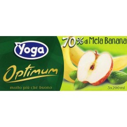 Yoga Optimum Succo Mela Banana 3x200ml