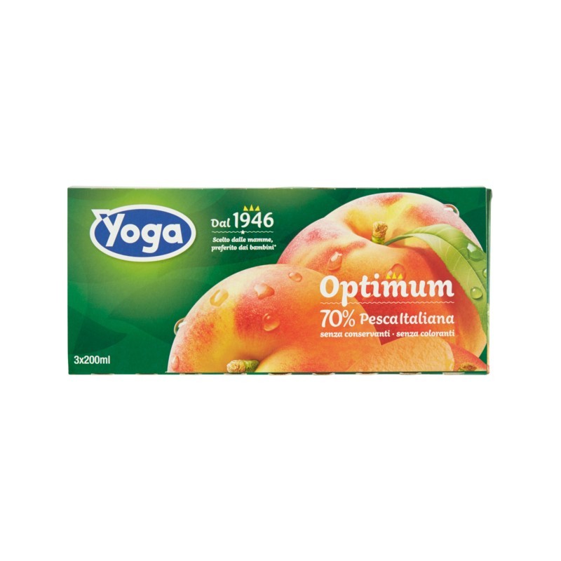 8001440114168Yoga Optimum Succo Pesca 3x200ml