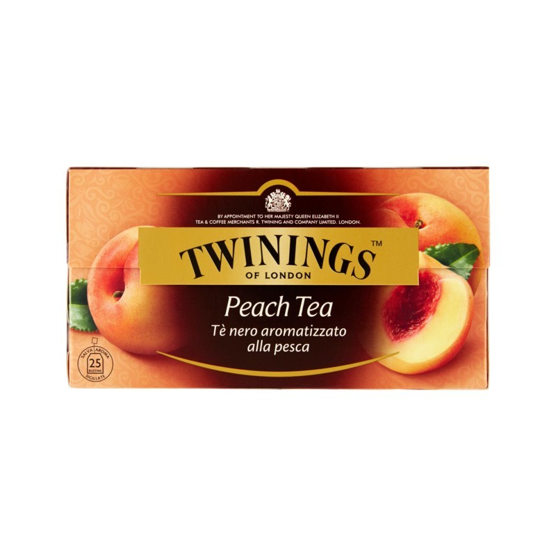 0070177055639Twining Peach Tea 25x2gr