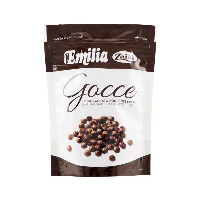 Zaini Emilia Gocce Cioccolato Fondente 200gr