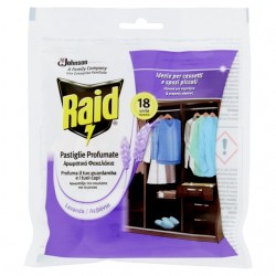 5000204090079Raid Profuma Biancheria Lavanda 18pz