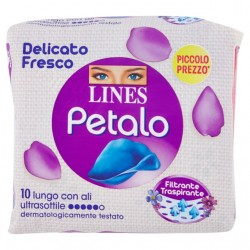 8001480401488Lines Petalo Blu Ultra Lungo Con Ali 10pz