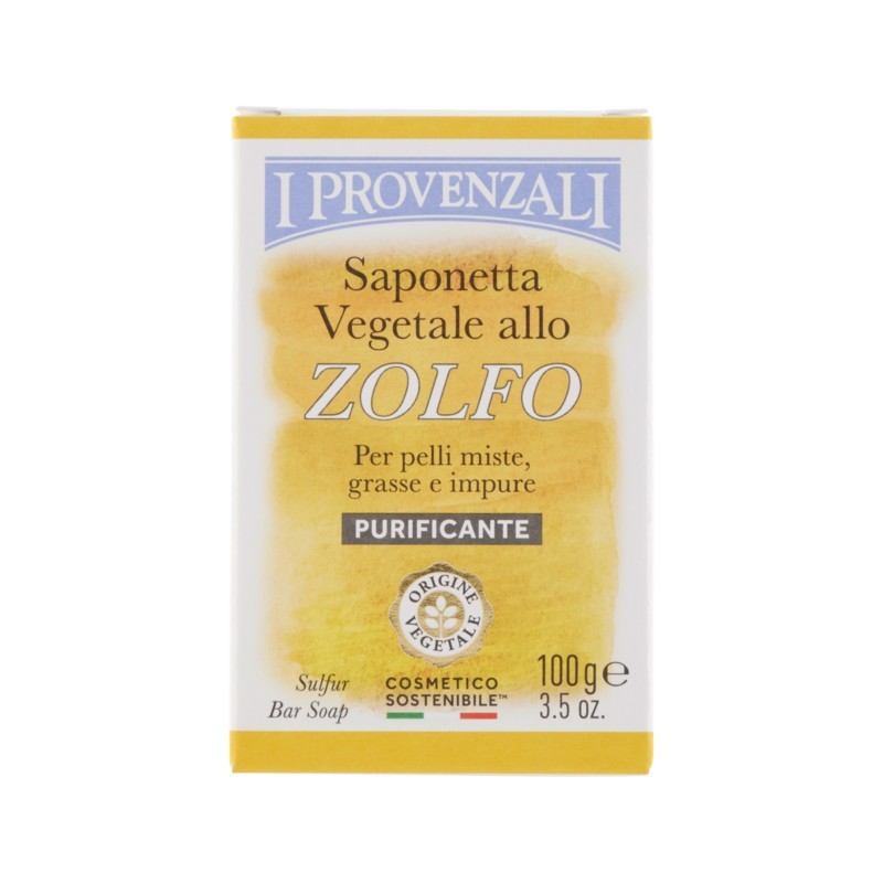 8025796001538 I Provenzali Sapone Solido Zolfo 100gr