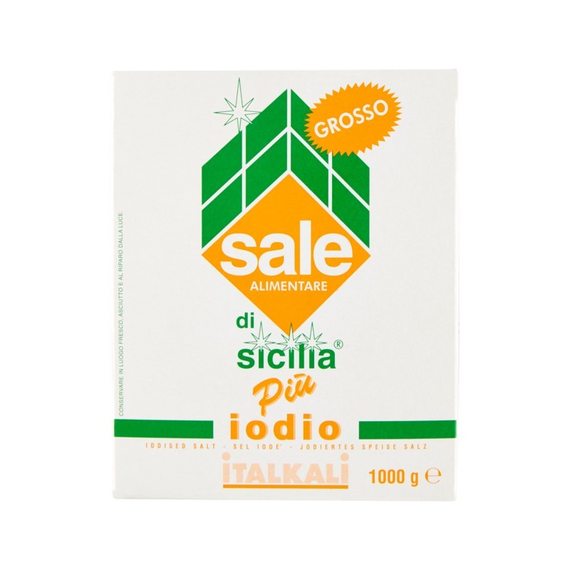 8007620205107 Sale Di Sicilia Iodio Piu' Grosso 1000gr 8007620205107 Sale Di Sicilia Iodio Piu' Grosso 1000gr