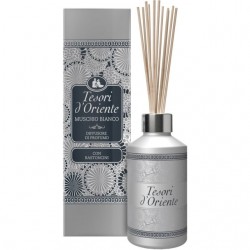 8008970050430Tesori D'oriente Diffusore Bastoncini Muschio Bianco 200ml