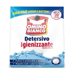 8003650017000Omino Bianco Detersivo + Igienizzante Polvere 20 Misurini 1110gr