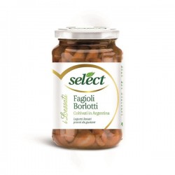 8006280610238Select Fagioli Borlotti Vetro 360gr