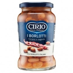 8000320030055Cirio Fagioli Borlotti Vetro 370gr