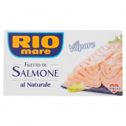 8004030088009Rio Mare Filetti Salmone Al Naturale Al Vapore 150gr