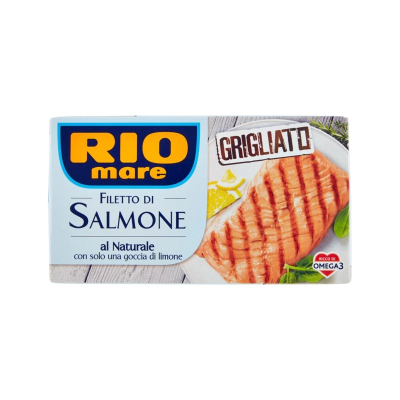 Rio Mare Filetto Salmone Grigliato Al Naturale Con Limone 150gr