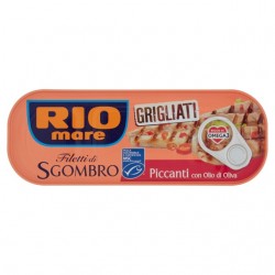 8004030622135Rio Mare Filetti Di Sgombro Grigliati Piccanti Con Olio Di Oliva 120gr