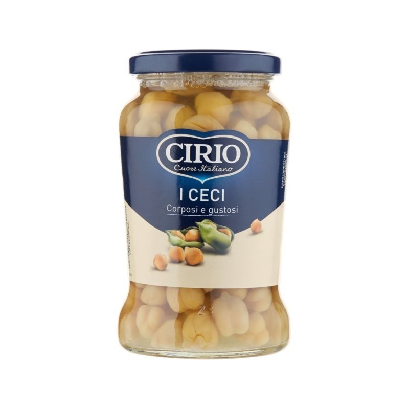 8000320030062 Cirio Ceci Vetro 370gr