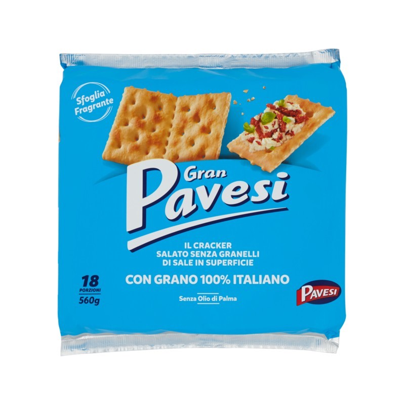8013355999679Gran Pavesi Box Crackers Non Salati 560gr