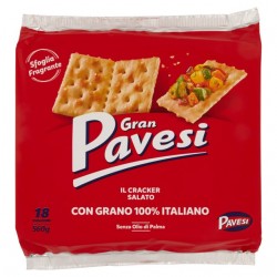 8013355999662Gran Pavesi Crackers Salati 560gr