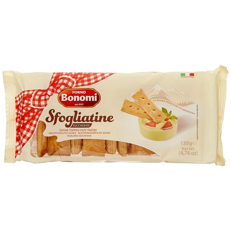 8002720001154Forno Bonomi Sfogliatine Zuccherate 135gr