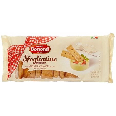8002720001154Forno Bonomi Sfogliatine Zuccherate 135gr