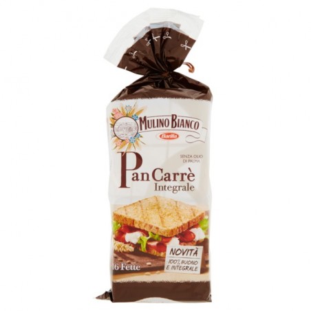 8076809571982Mulino Bianco Pan Carre' Integrale 16 Fette 315gr