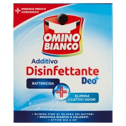 8004060010759Omino Bianco Additivo Disinfettante Deo Polvere 450gr