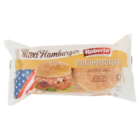 8003490036308Roberto Pane Maxi Hamburger Sesemo 300gr
