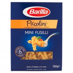 8076809523837Barilla Piccolini 018 Mini Fusilli 500gr